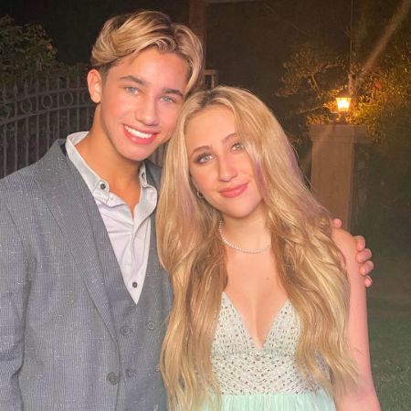 Ava Kolker with her friend EASTON. 